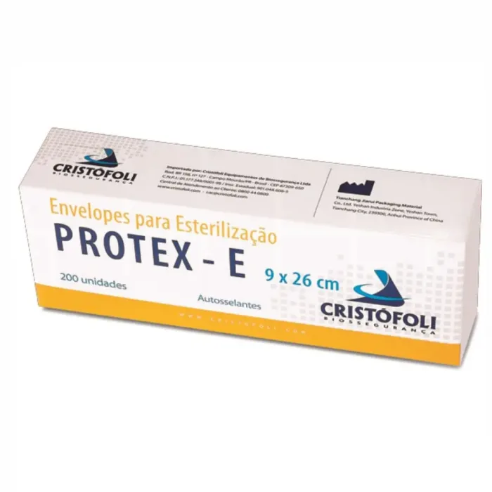 Envelopes Para Esterilização Protex E 9x26cm 200 - Cristofoli - Image 2