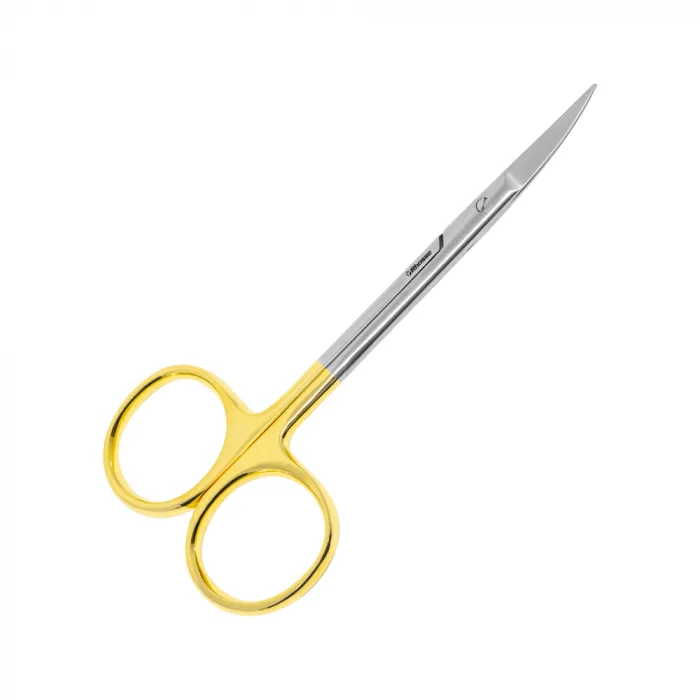 Tesoura Íris Ponta Fina com Faceta 11 cm. Curva